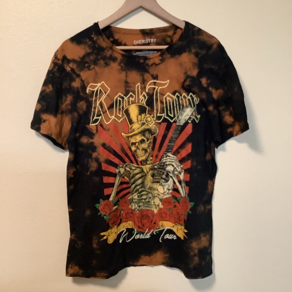 Chemistry tye dye Rock Tour Graphic Tee